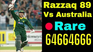 Abdul Razzaq Greatest Sixes 89 Vs Australia 2004