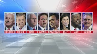 Eight Republican candidates to take the stage in Wisconsin for first Republican debate tonight