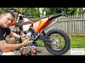 protect your dirt bikes rubber gaskets seals and boots with amsoil silicone spray