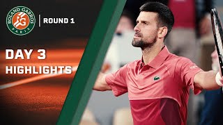 French Open first round: Highlights from Day 3 | NBC Sports