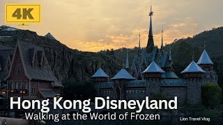 Hong Kong Disneyland | Sunset Walk in the World of Frozen | 香港迪士尼樂園 | 魔雪奇緣世界黃昏漫步 |