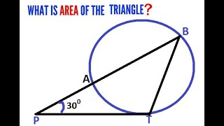 Triangle Mastery Unlock the Secret of Area with the Tangent Secant Theorem