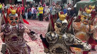 阿飄軍團 電音彩繪三太子 | Taiwan's traditional local culture | 台南善化尊聖社恭迎善化聖興宮謁祖回鑾遶境大典 | 230409 TZWG