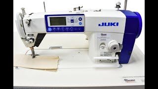 Juki DDL-8000A sewing machine demonstration