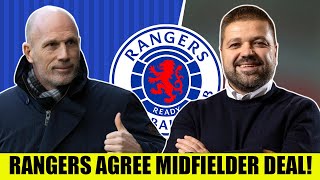 Rangers AGREE Deal For Midfielder As Confirmation Made!