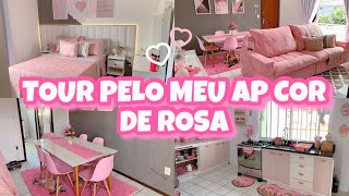 TOUR PELO MEU AP COR DE ROSA I MOSTREI TUDO I Ketlyn Paiva