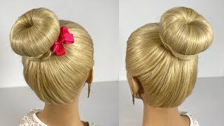 เกล้าผมสั้น แบบง่ายๆ ไปงานวันลอยกระทง | Bun hairstyles for short hair Ep257