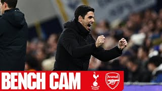 BENCH CAM | Tottenham Hotspur vs Arsenal (0-2) | All the reactions and celebrations from the NLD!