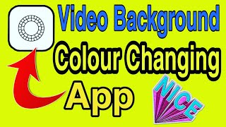 Video background colour changing app | How to change video background colour?