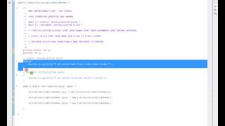Instance Static Initialization Block in Java Interview
