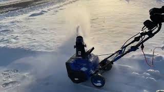 Snow Joe SJ618E Electric Walk Behind Single Stage Snow Blower Review, Real life after 8 of snow!