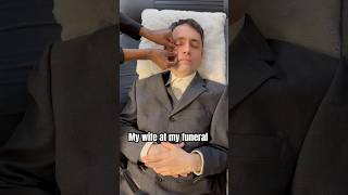 Unexpected Humor at Husband's Funeral 😂 #shorts