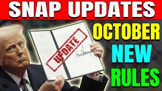 SNAP Rules October 2025 — Food Stamps Changes Explained in 4 Minutes