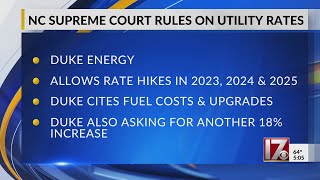 NC Supreme Court rules on Duke Energy utility rates