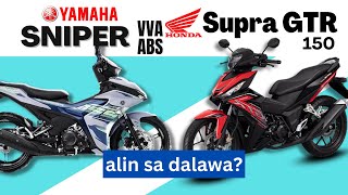 Yamaha Sniper ABS 2024 vs Honda Supra GTR 150 | Side by Side Comparison | Specs \u0026 Price | 2023