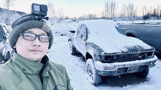 EXPLORING ALASKA'S JUNKYARD IN SUB-ZERO TEMPS | TOYOTA GOLD FOUND!