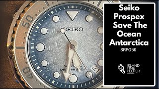 Seiko Prospex Save The Ocean Antarctica SRPG59 - Unboxing No Sound No Commentary