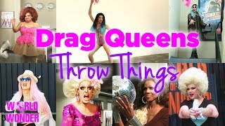 Drag Queens Throw Things w/ Alyssa, Alaska, Laganja, Delta, Phi Phi, Ginger, Jaidynn, Coco \u0026 Tempest