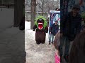 melon kuma scares kid