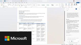 Agent Mode in Word: Refresh an Executive Update