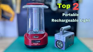 How To Make 2 Amazing Portable Rechargeable Light