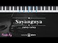 Sayangnya - Juicy Luicy (KARAOKE PIANO - FEMALE KEY)