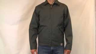 Carhartt's Twill work Jacket/Midweight Quilt Lined J293