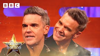 Inside Robbie Williams's transformation into a chimp! | The Graham Norton Show - BBC