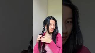 Kepang Dua Bervolume #hairstyle #hairtutorial #hairtips #hairhacks #kepang