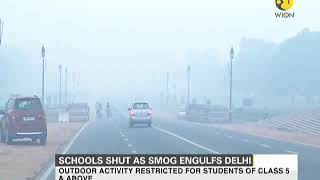 India: Schools shut as smog engulfs Delhi