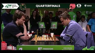 Hans Niemann vs Magnus Carlsen LIVE  - FIDE World Blitz 2024 NYC