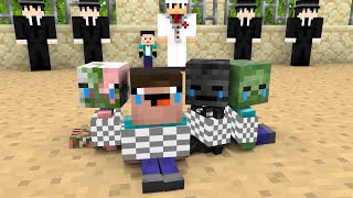 Baby Noob and Baby Mafia Boss - Minecraft Animation