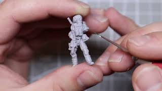 BLKOUT| Working with cast resin miniatures from Enemy Spotted Studios