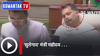 'सुशेगाद' मंत्री महोदय . . .  | Sushegad Honorable Minister | Gomantak Tv