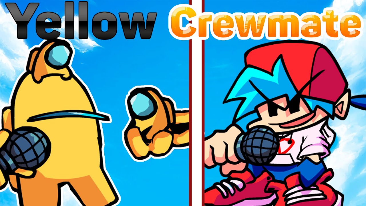Friday Night Funkin Vs Imposter V4 Yellow Crewmate Full Week Fnf