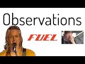 Observations - Fuel