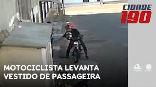 Importunação sexual: motociclista por app levanta vestido de passageira | Cidade 190