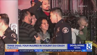 Violent DUI crash kills three, including child