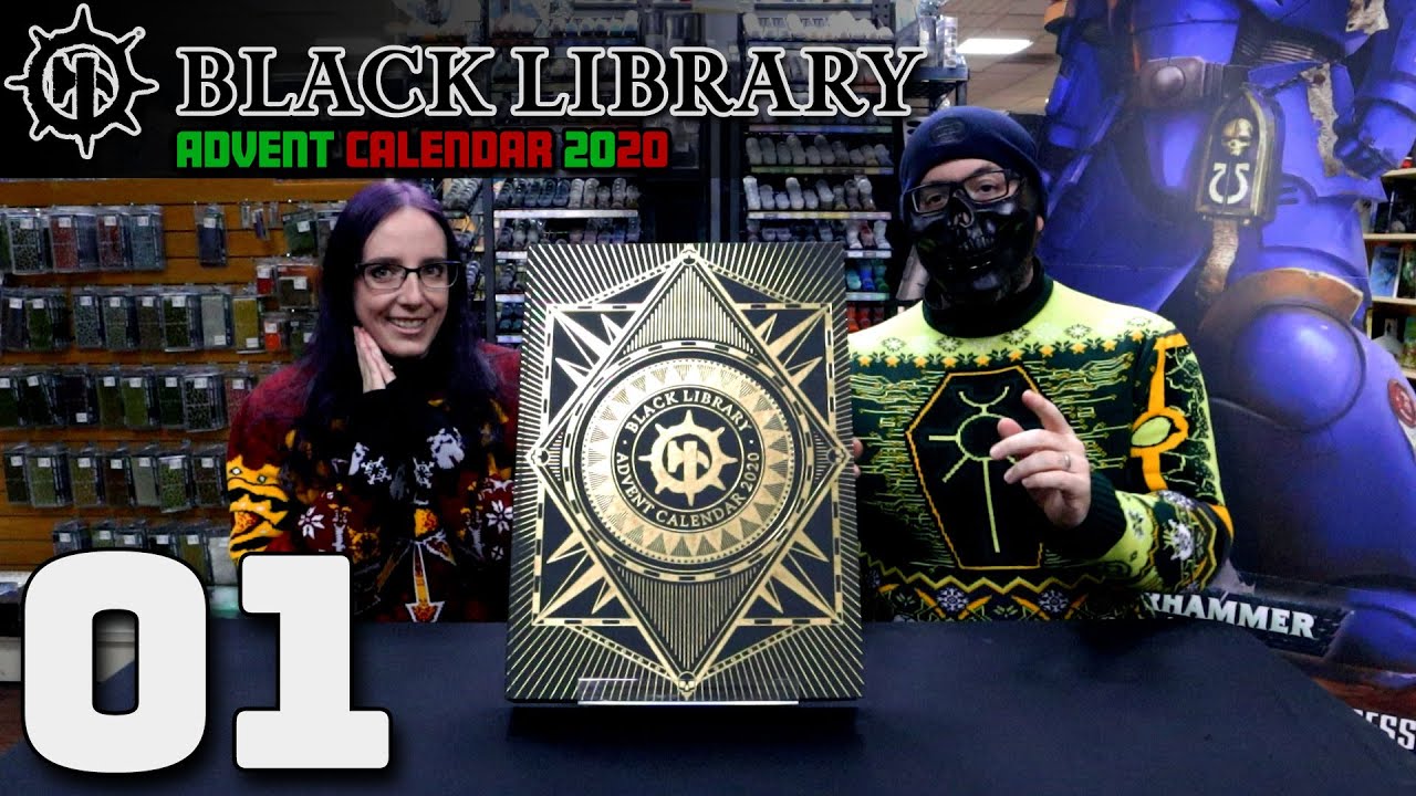 Black Library Advent Calendar Opening 2020 | Warhammer 40k & AOS Art ...