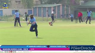 HIGHLIGHTS : BANKURA HORSES vs HOOGHLY RIVER : CAB INTERDISTRICT T-20 TOURNAMENT - BCAKALYANI GROUND