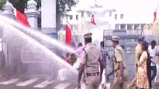 എ.ഐ.എസ്.എഫ് മാർച്ചിൽ സംഘർഷം | Trivandrum AISF march | Conflict