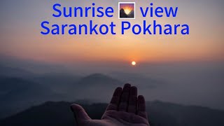 Sunrise 🌄 view from Sarankot Pokhara.# ytvideo #happy adventure