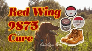 Care for Red Wing 9875 Irish Setter (Mink Oil vs All Natural Leather Conditioner vs Leather Cream)