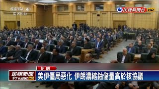 美伊僵局惡化 伊朗濃縮鈾儲量高於核協議－民視新聞