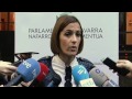 VALORACIÓN DE MARÍA CHIVITE PREVIA AL PLENO DEL PARLAMENTO DE NAVARRA