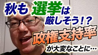 【汗だく詳細解説】政権支持率が大変なことになっている件について。　自民党／日本維新の会／れいわ新選組／共産党／立憲民主党／参政党／旧NHK党／公明党