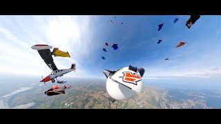 AWF World Record over Elbląg Poland - Baltic Wingsuit Meet