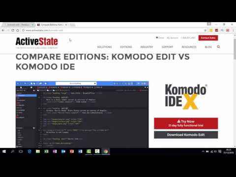 TÉLÉCHARGER KOMODO EDIT 8.5