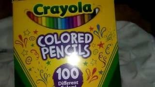 CRAYOLA 100 COLORED PENCILS PACK (Reupload)