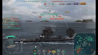 【World of Warships】安定の少数戦線で敵のプッシュを押し止める巡洋艦吾妻